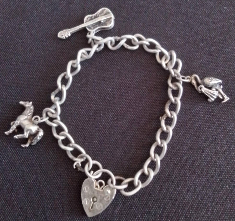 Silver  Cham bracelet