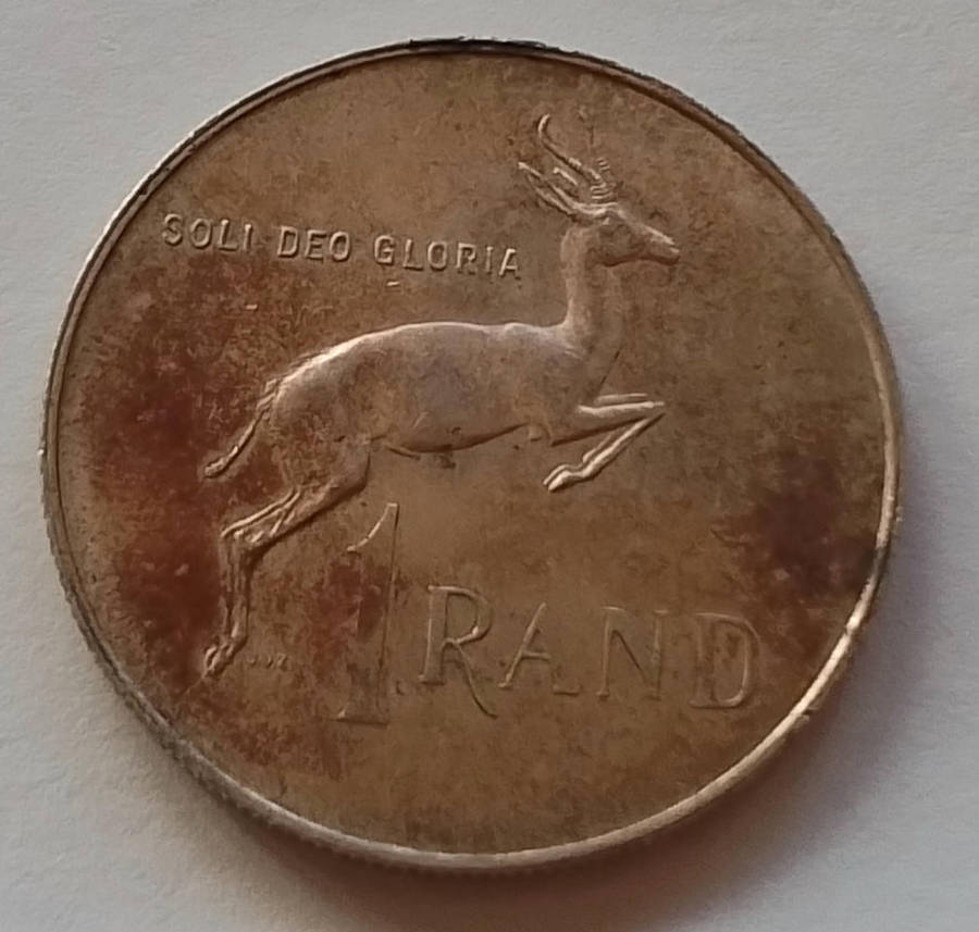 1967  Hendrik  Verwoerd  R1  coin  [C34]