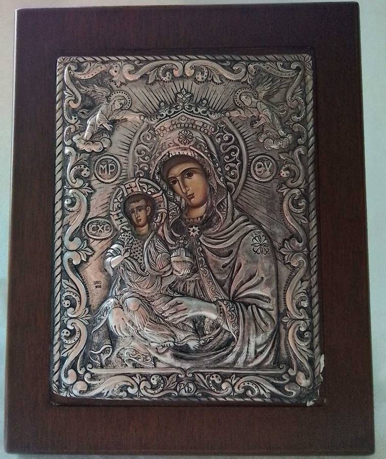 Silver Byzantine Icon