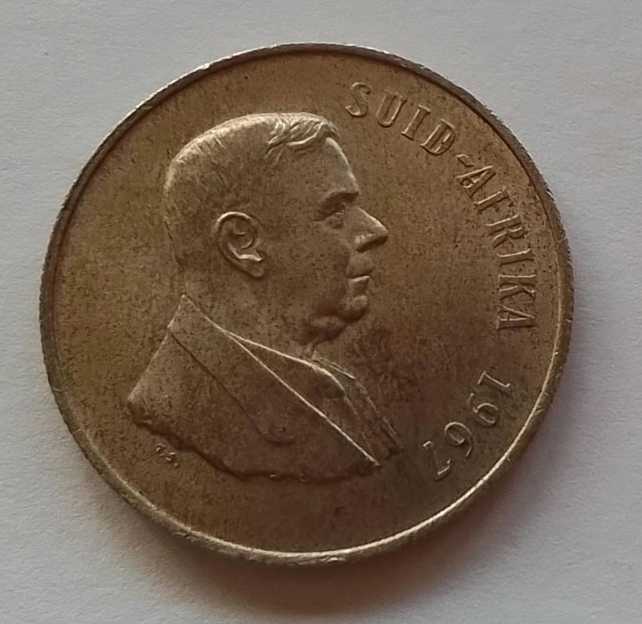 1967  HENDRIK VERWOERD R1  coin  [C35]