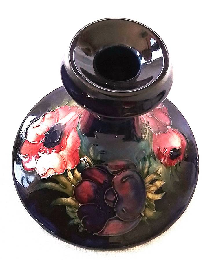 Moorcroft     ``Anemone``     Candle  Holder