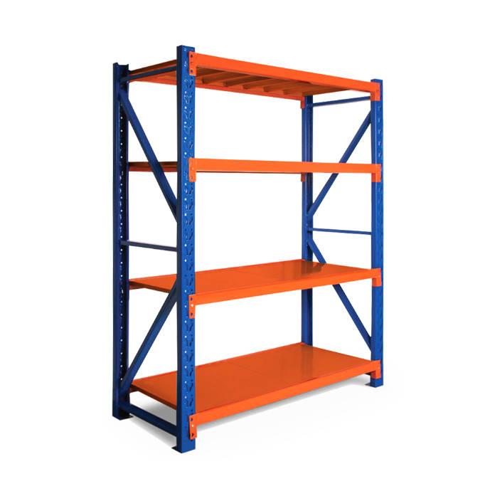 Steel Shelving Rack - DIY, Industrial (4 shelves per unit)
