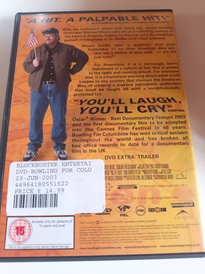 Bowling for Columbine Documentary DVD