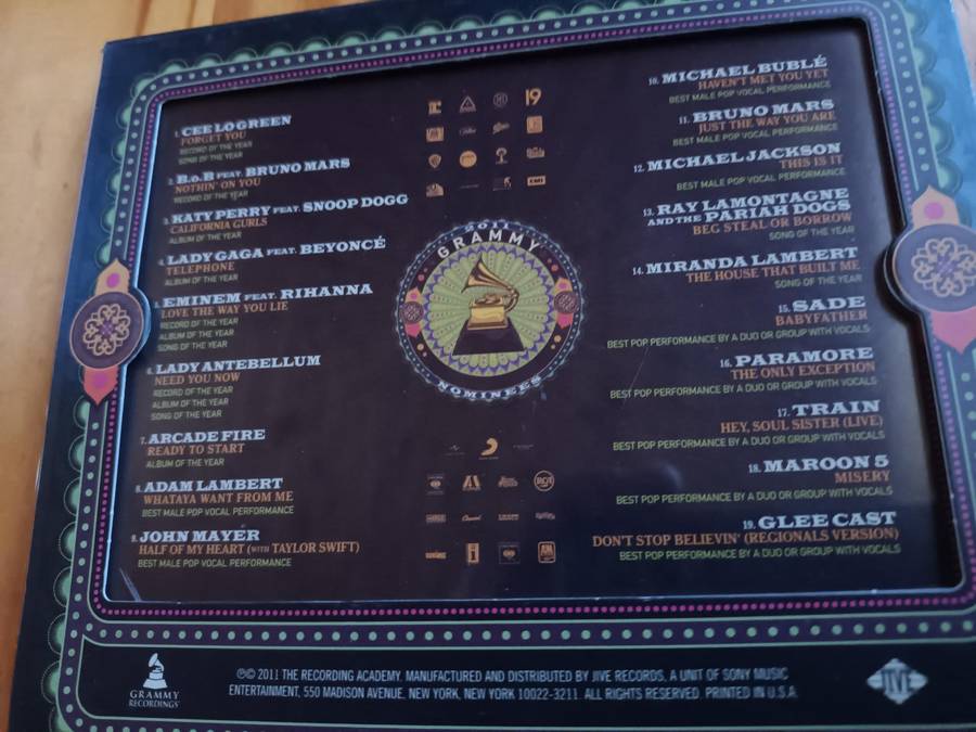 Grammy Nominees Music CD