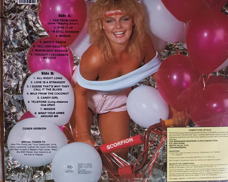 Springbok Hit Parade 16 Hits Vinyl LP