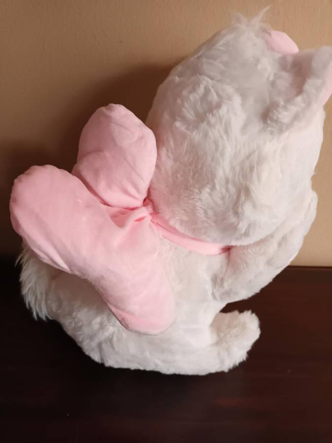 Lovely Pink & White Cat Soft Toy