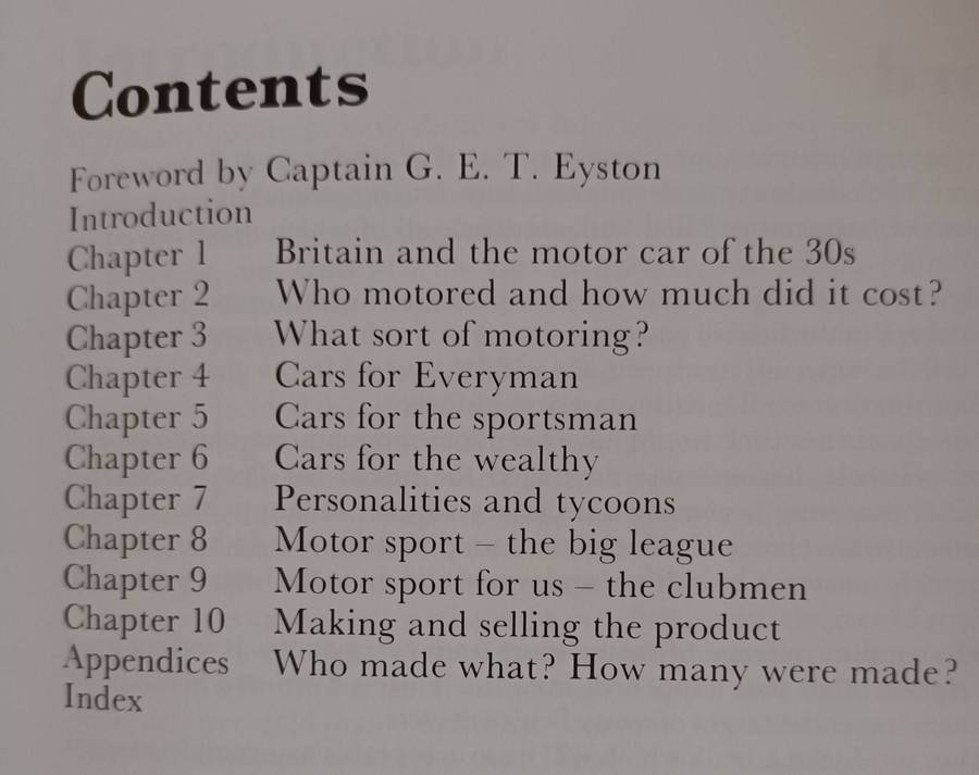 Motoring in the 1930s. First Published 1979