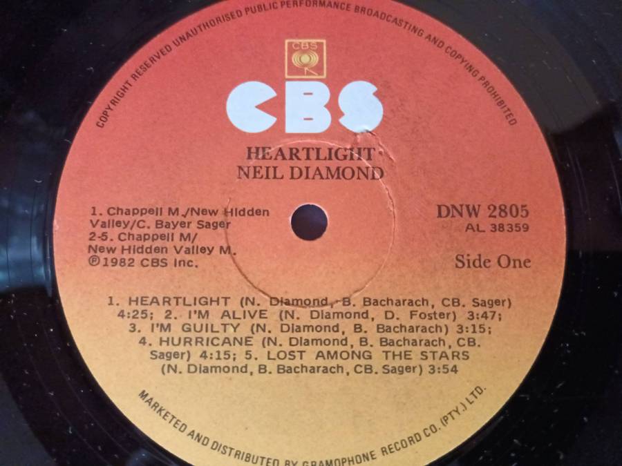 Neil Diamond - Heartlight Vinyl LP