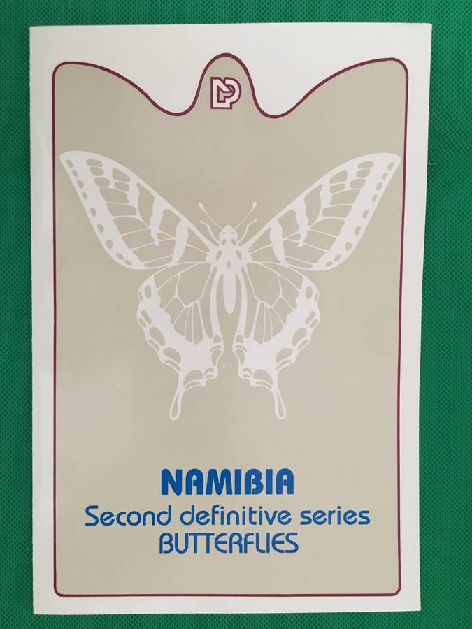 NAMIBIA FIRST DAY SHEET - BUTTERFLIES - 1993