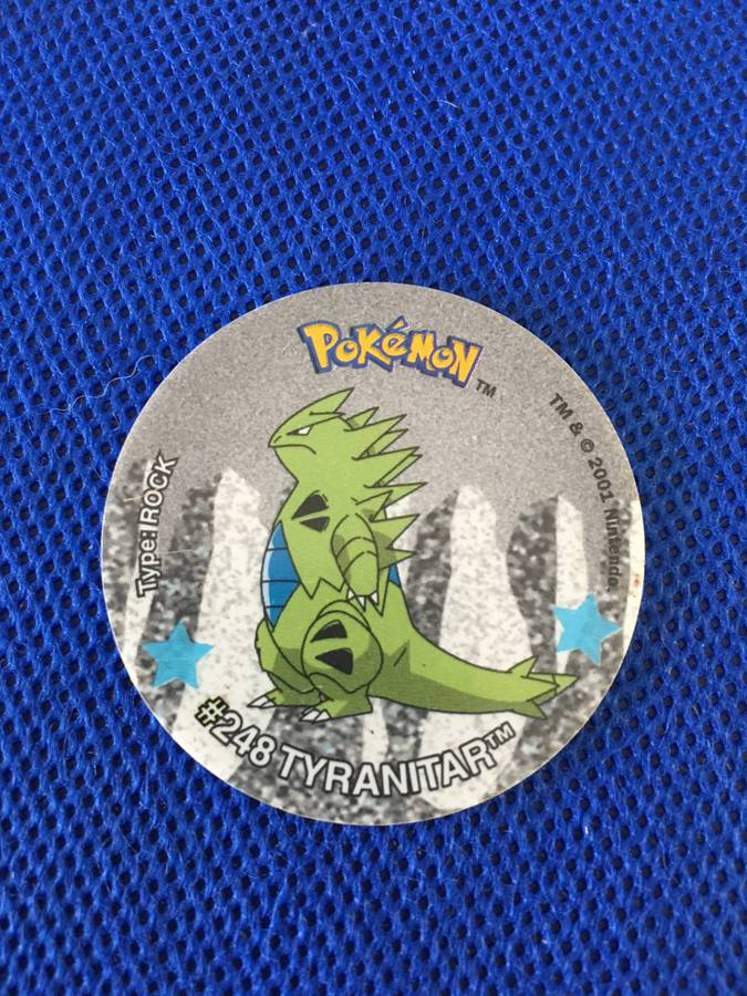 VINTAGE POKEMON TAZO  NO.32 - 2001 - TYRANITAR