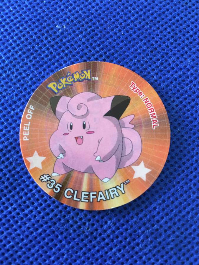 VINTAGE POKEMON TAZO - NO. 14 - CLEFAIRY
