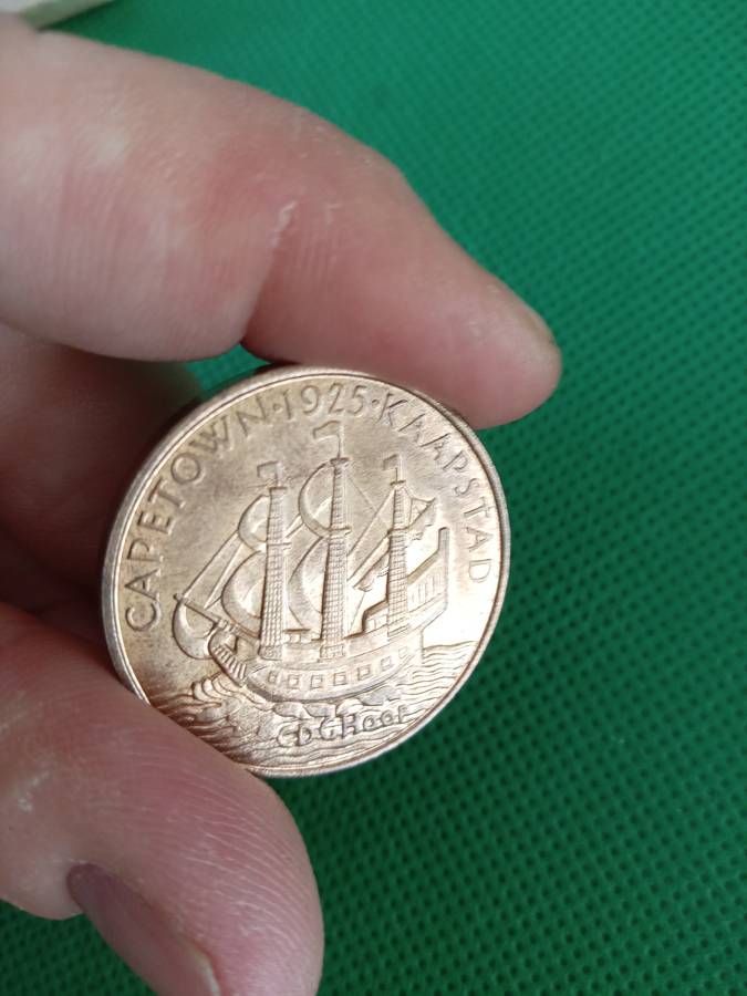 LOVELY COIN / MEDALION VISIT PRINCE EDWARD TO SOUTH AFRCA - 1925 - IN ORIGINAL BOX