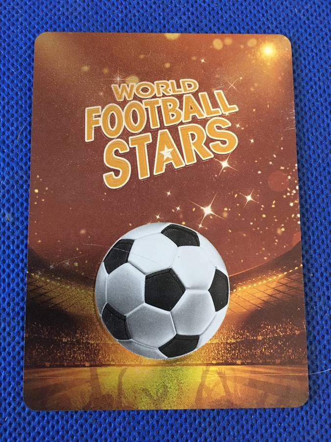 WORLD FOOTBALL STARS - METALLIC SOCCER CARD - CRISTIANO RONALDO
