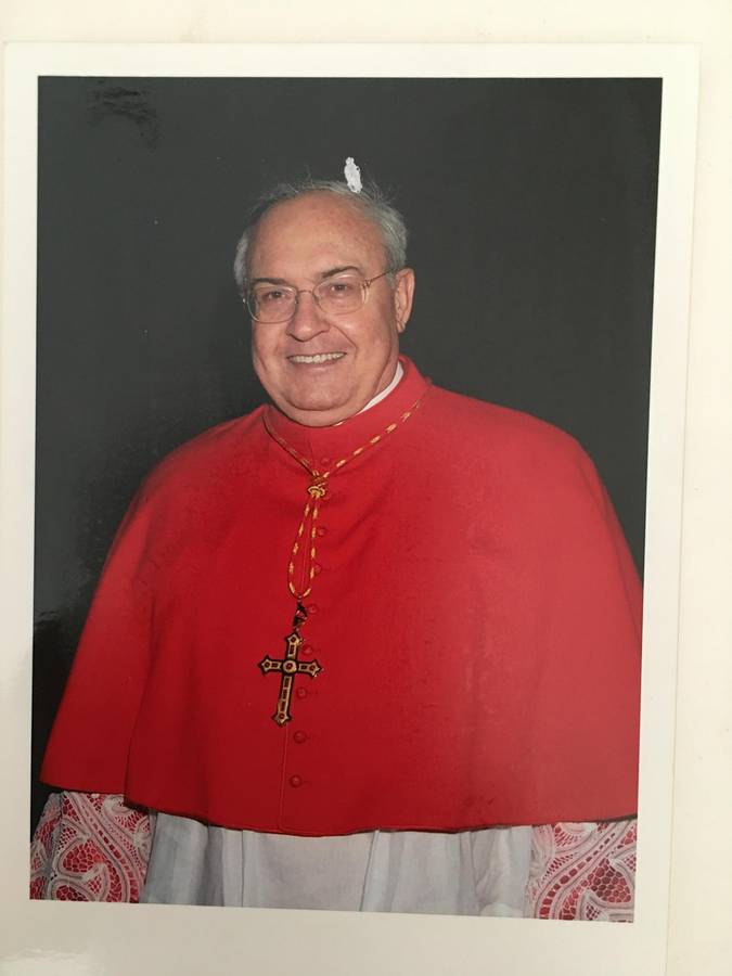 PHOTOGRAPH OF CARDINAL SERGIO PIGNEDOLI - AND PAMPHLETS OF PREVIOUS POPES