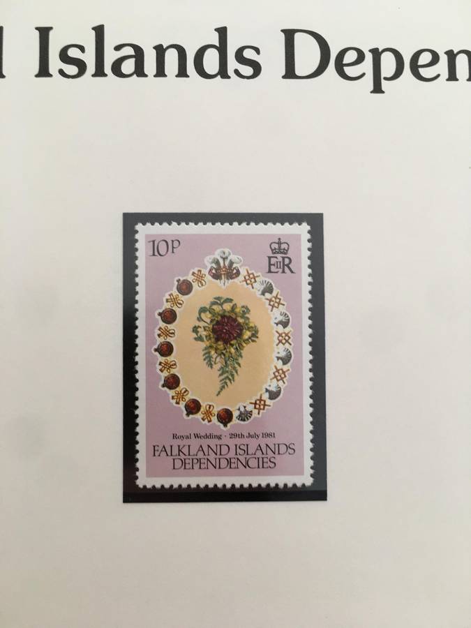 FALKLAND ISLANDS DEPENDENCIES - THE ROYAL WEDDING OF PRINCE CHARLES AND LADY DIANA - 1981