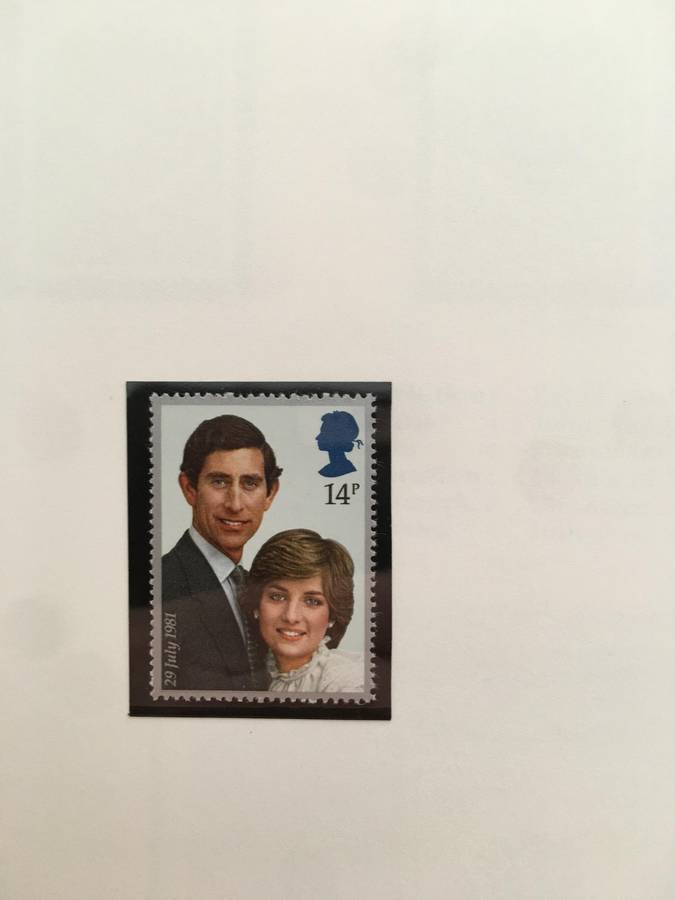 GREAT BRITAIN - ROYAL WEDDING OF PRINCE CHARLES AND LADY DIANA 1981 - MINT STAMPS