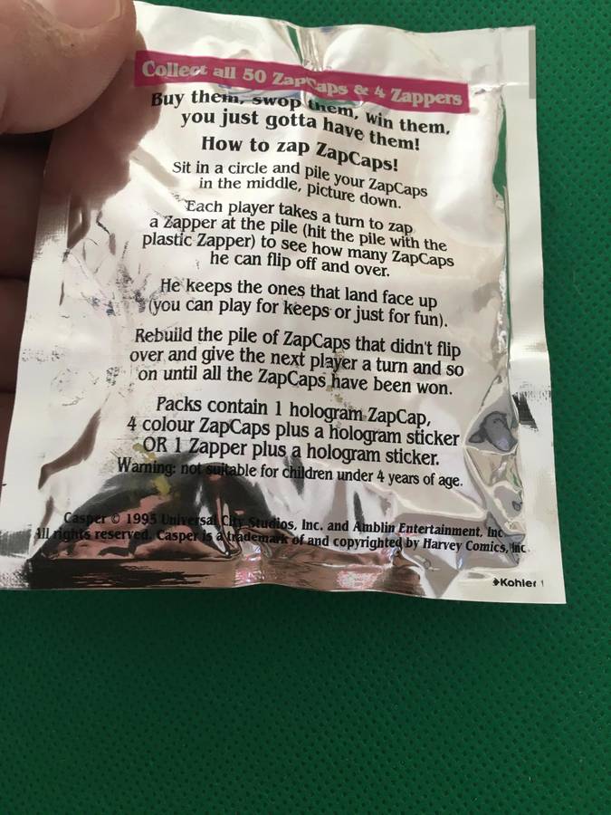 ZAPCAP CASPER TAZO PACK  SEALED