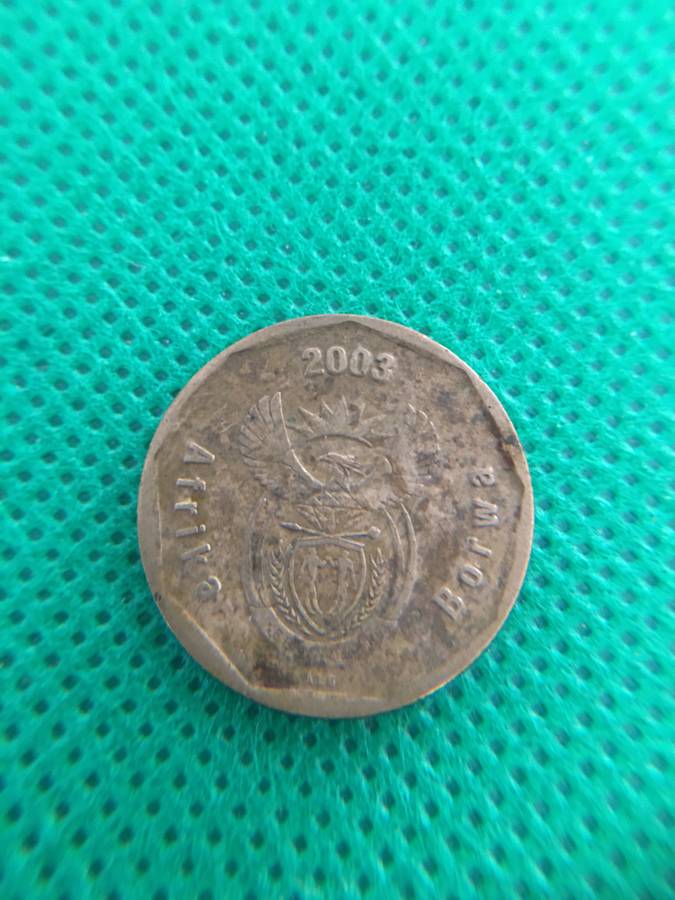 SOUTH AFRICA - 50c  COIN CRICKET VERSION - 2003