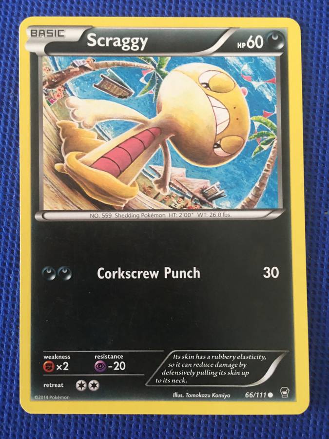 POKEMON TRADING CARD - SCRAGGY