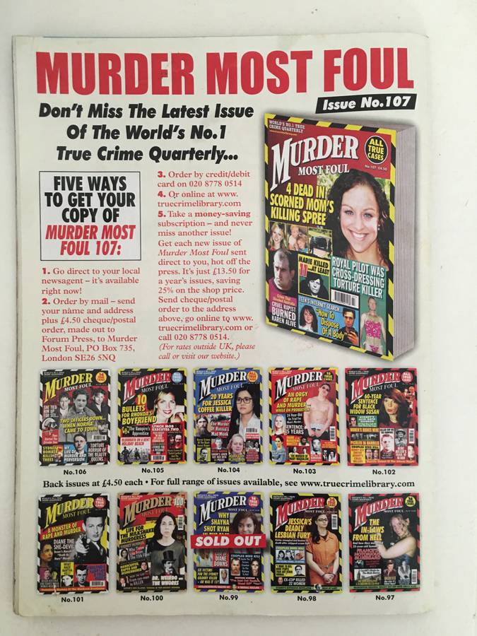 TRUE CRIME MAGAZINE - 2018