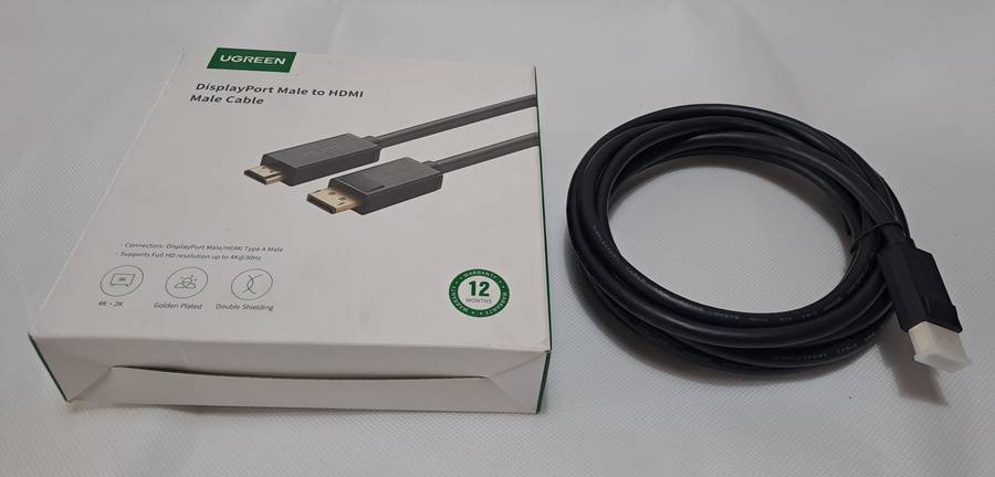 Ugreen DisplayPort Male to HDMI Male 3m Cable