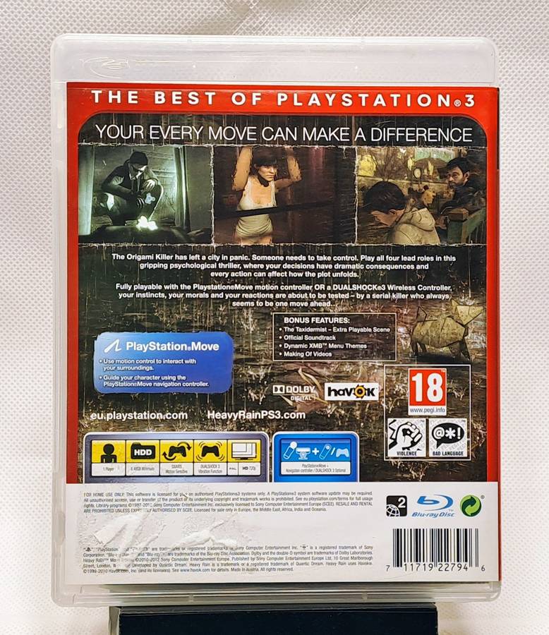 Heavy Rain: Move Edition - Sony PlayStation 3 / PS3 Game