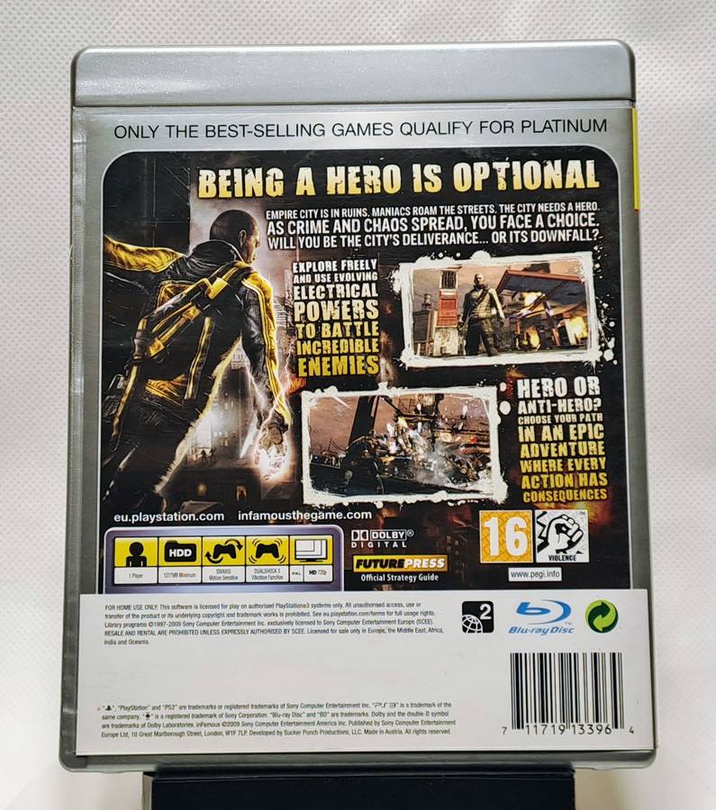 inFamous - Sony PlayStation 3 / PS3 Game