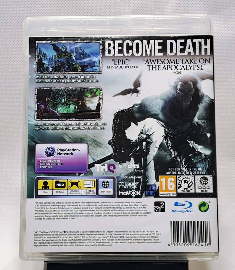 Darksiders II - Vigil & THQ - Sony PlayStation 3 / PS3 game (PAL)