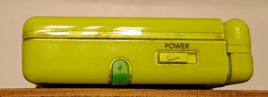 Nintendo DS Lite (Limited Edition Lime Green) handheld console with bundled games