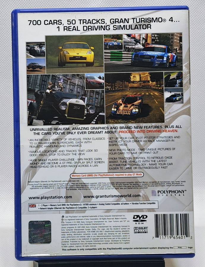 Gran Turismo 4 - Sony PlayStation 2 / PS2 Game