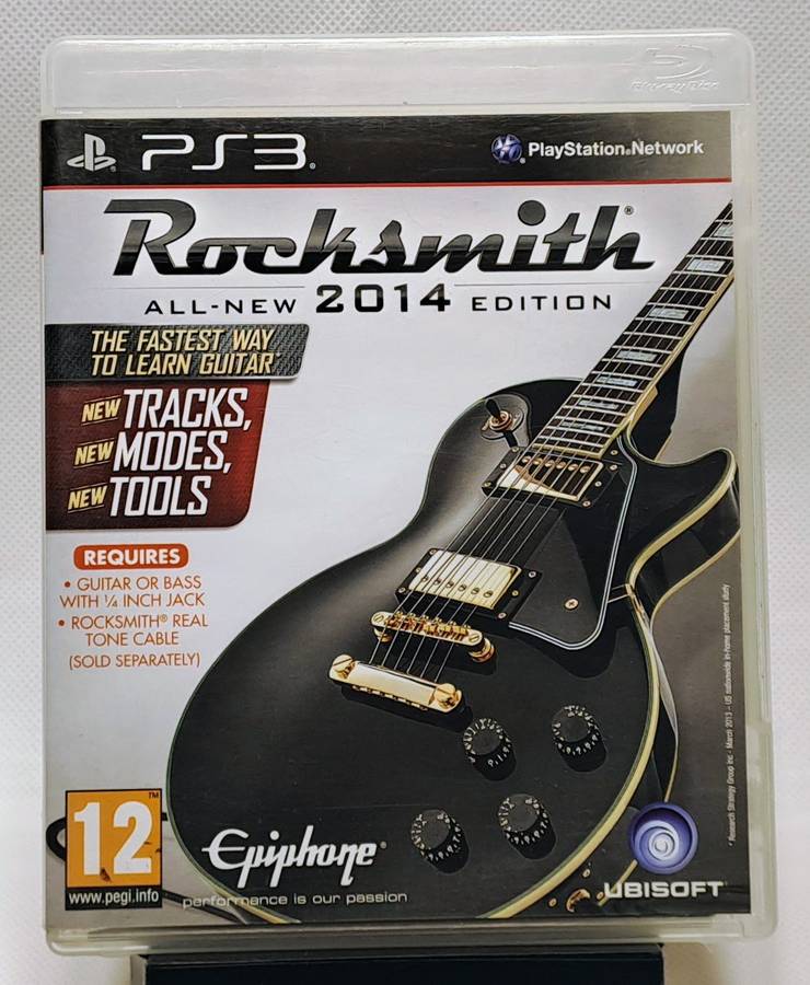 Rocksmith 2014 - Sony PlayStation 3 / PS3 Game (RealTone cable and Guitar required)