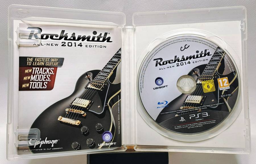 Rocksmith 2014 - Sony PlayStation 3 / PS3 Game (RealTone cable and Guitar required)