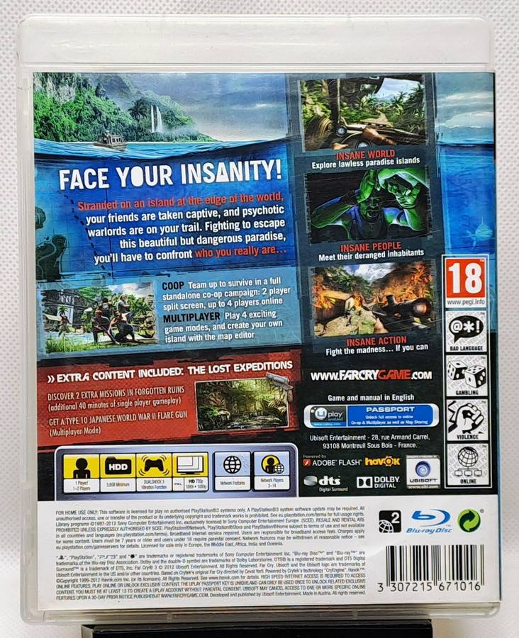 Far Cry 3 (Farcry 3) - Sony PlayStation 3 / PS3 Game