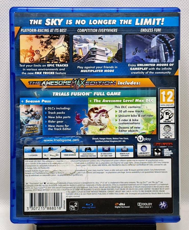 Trials Fusion: The Awesome Max Edition - Sony PlayStation 4 / PS4 Game