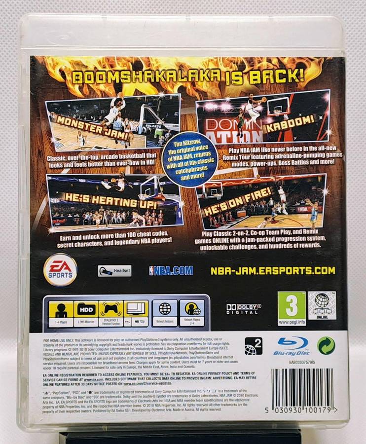 NBA Jam - Sony PlayStation 3 / PS3 Game