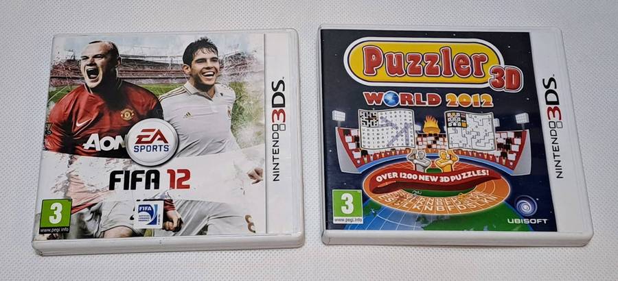 Nintendo 3DS Games Bundle: FIFA 12 & Puzzler 3D World 2012