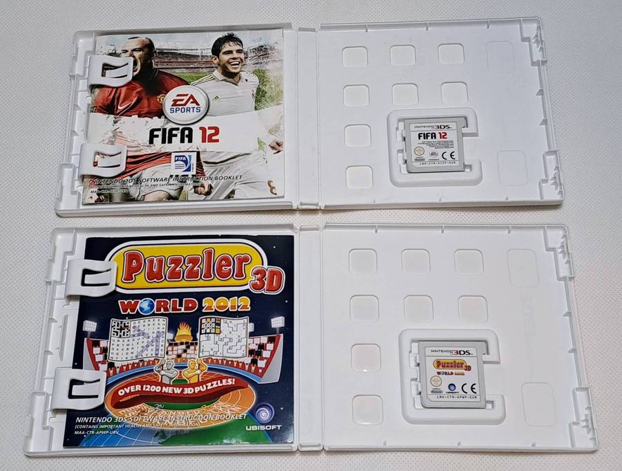 Nintendo 3DS Games Bundle: FIFA 12 & Puzzler 3D World 2012