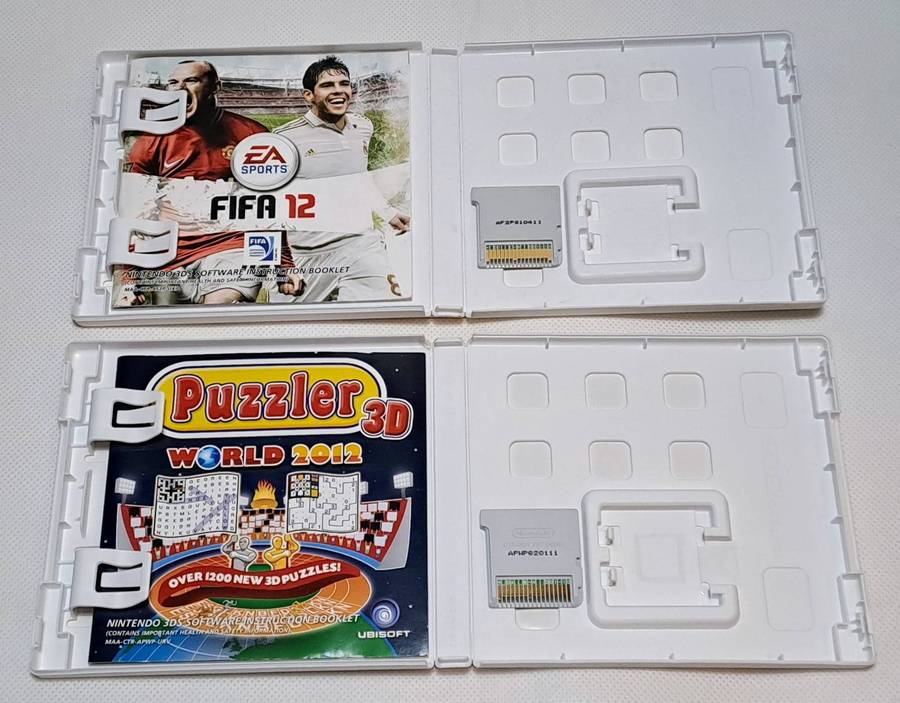 Nintendo 3DS Games Bundle: FIFA 12 & Puzzler 3D World 2012