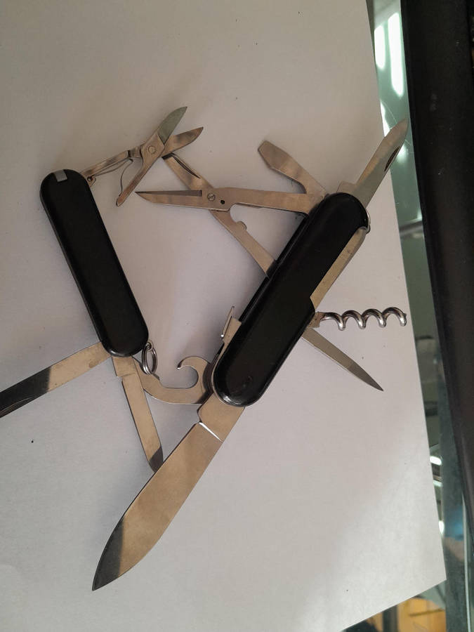 Wenger and Victorinox Swiss Knives.