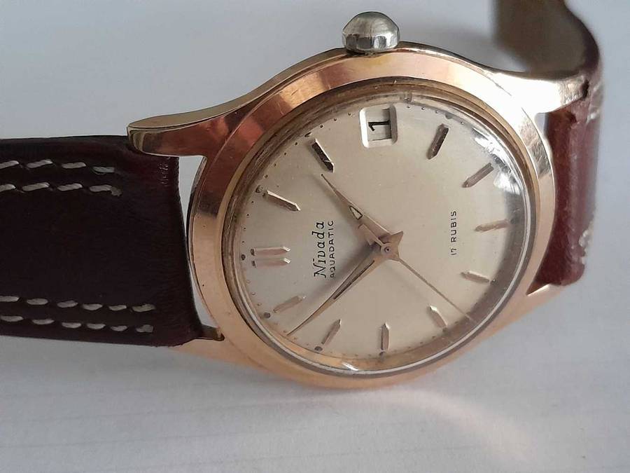 Nivada Aquadatic, automatic, 17 Jewels Swiss AS Movement. Pristine!