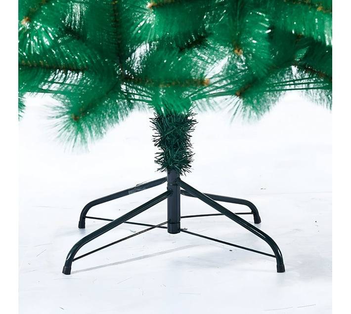 Pine 1.8m Artificial Christmas Tree (Green), artificial pine (not plastic), steel stand