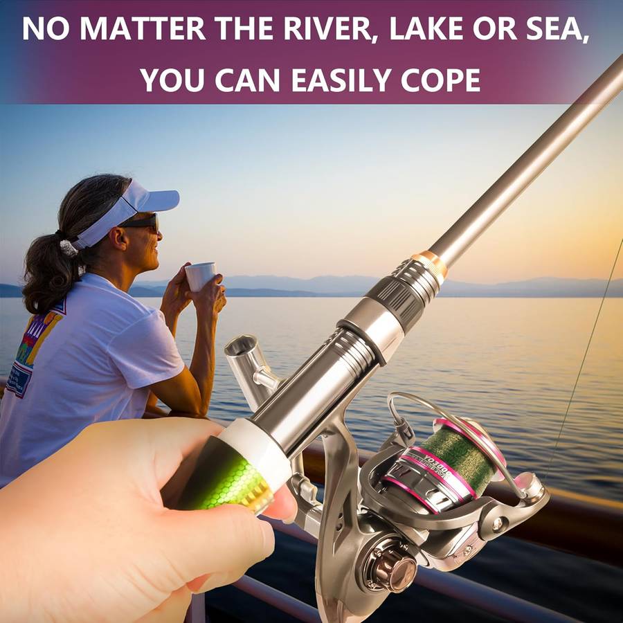 Pink Spinning 6000 Fishing Reel 5.2.1, Stainless Steel Ball Bearing, Dam or Sea, Aluminium Alloy