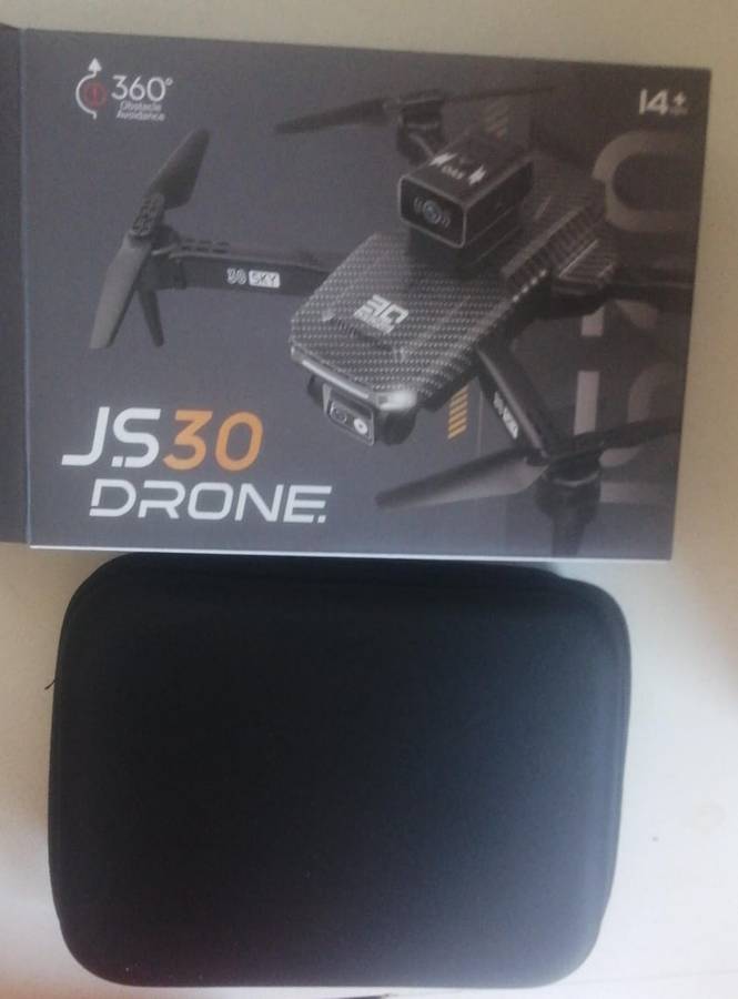 4K UHD Dual Cam Drone, 360° Obstance Avoidance Edition, Flash Lights, Remote control, Carry Case