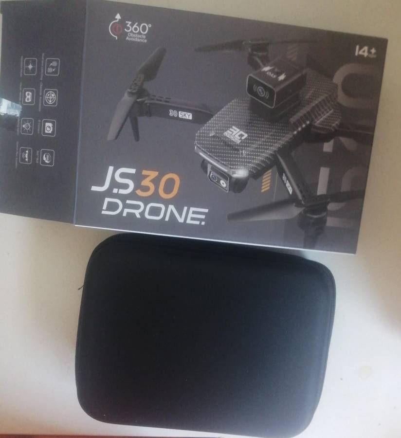 4K UHD Dual Cam Drone, 360° Obstance Avoidance Edition, Flash Lights, Remote control, Carry Case