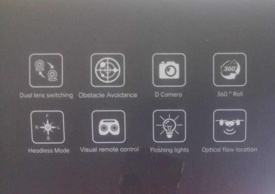 4K UHD Dual Cam Drone, 360° Obstance Avoidance Edition, Flash Lights, Remote control, Carry Case