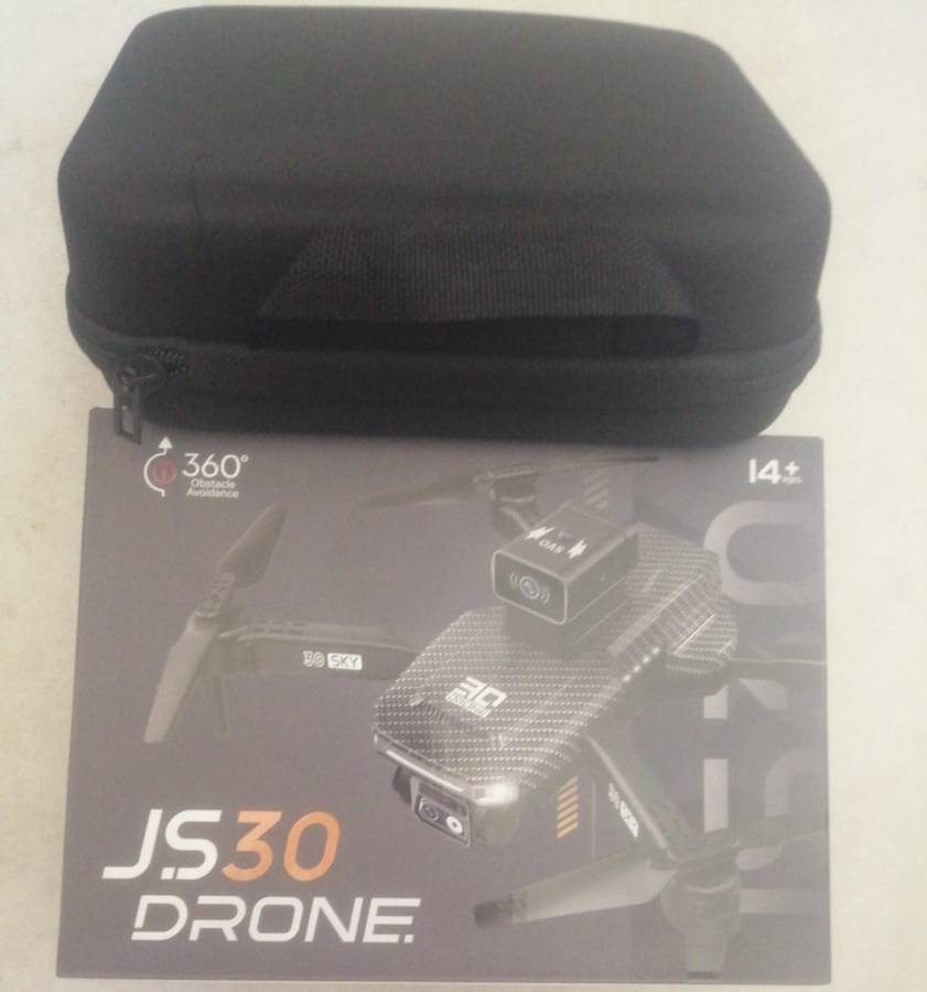 4K UHD Dual Cam Drone, 360° Obstance Avoidance Edition, Flash Lights, Remote control, Carry Case