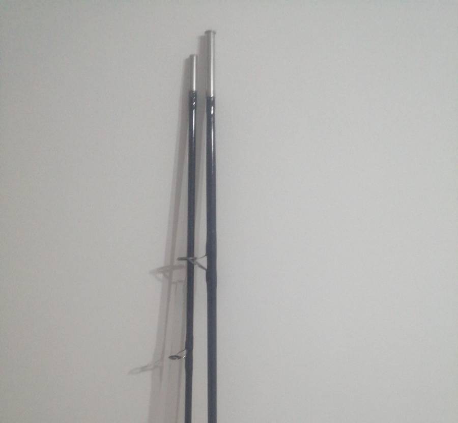 10Ft Fishing Rod, 2 Piece, Black