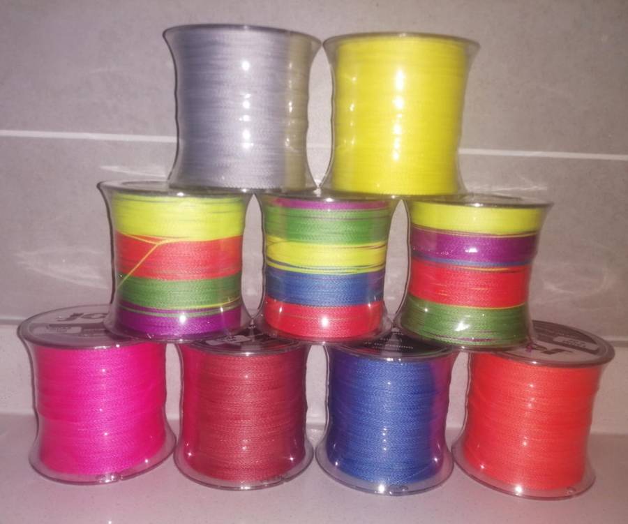 JOF Super Braid Fishing Line 150m 6.0# PE 100%, different colors available, including Multicoloured