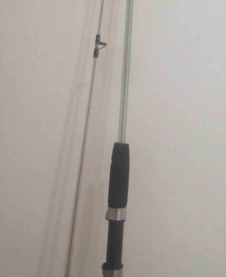 6Ft Transparent Fishing Rod, 2 Piece, with carrier bag