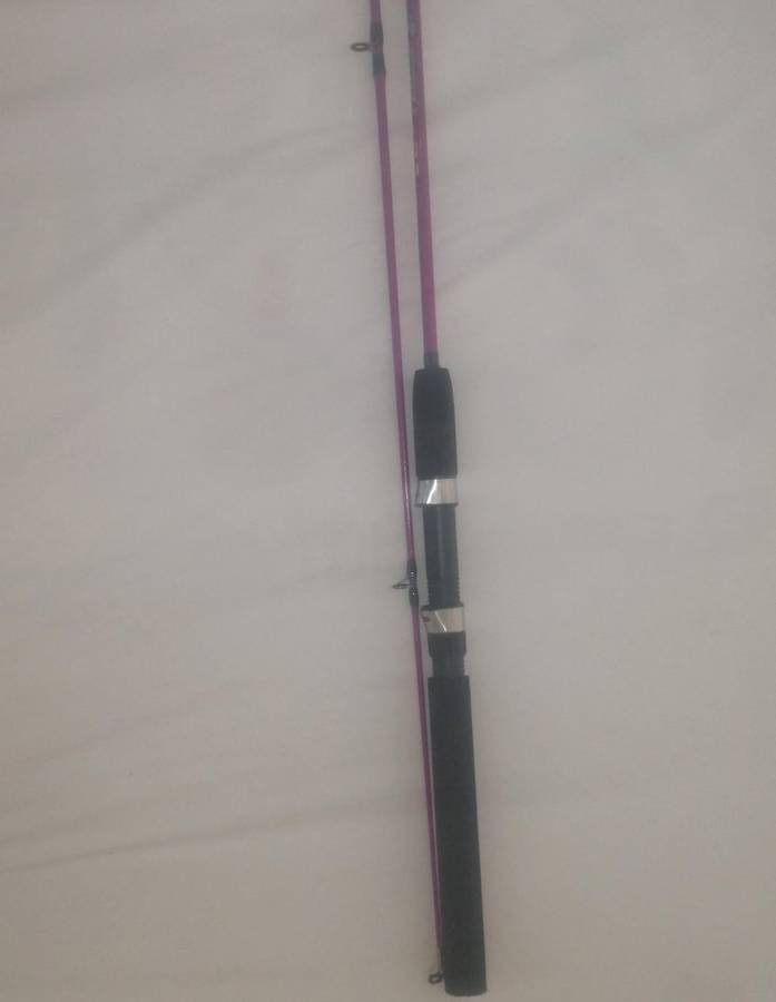 6Ft Carp Fishing Rod, Purple or Dark Pink, 1.8m, 2 Piece